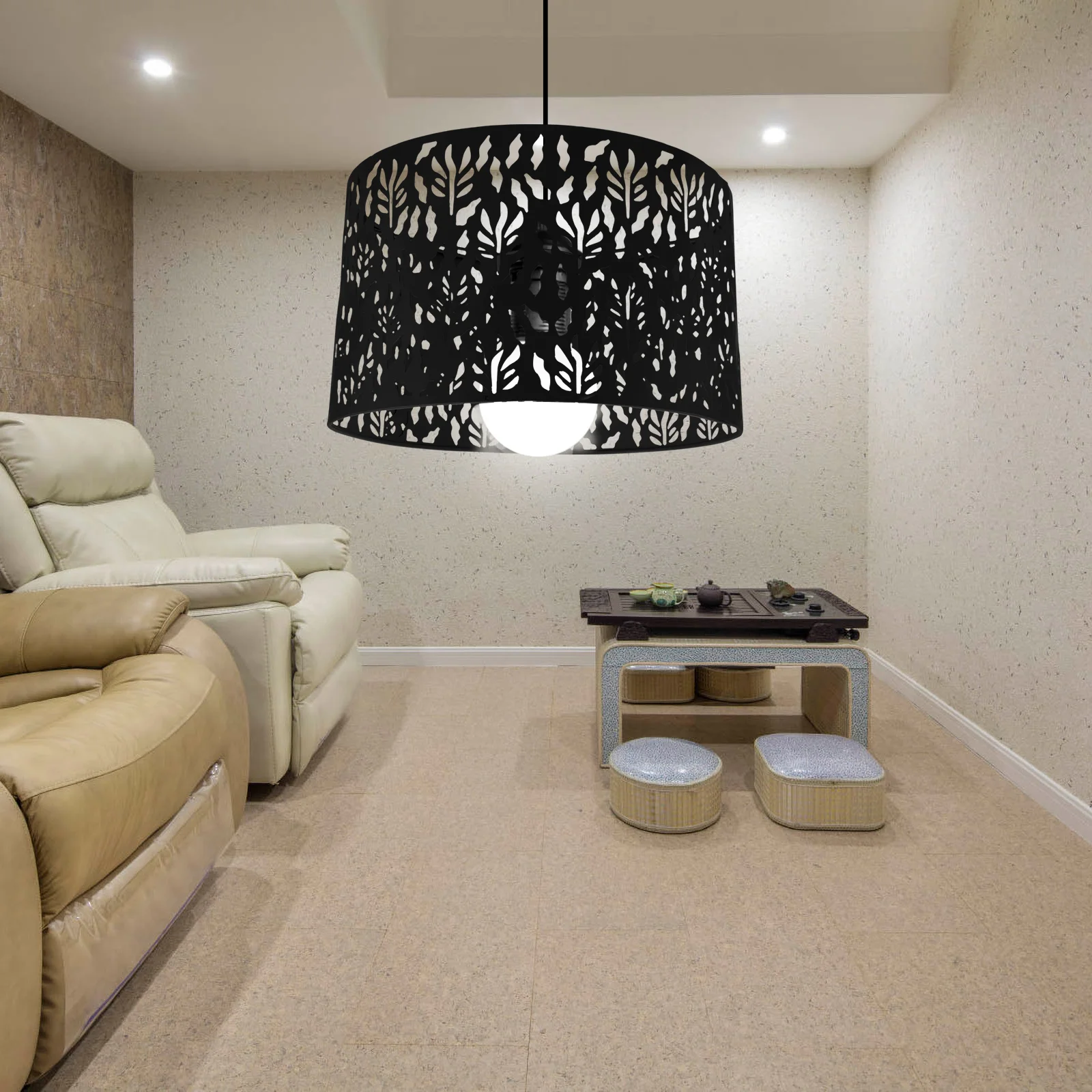 

Living Room Decor Replacement Lampshades Wrought Iron Bed Table Metal Decorative