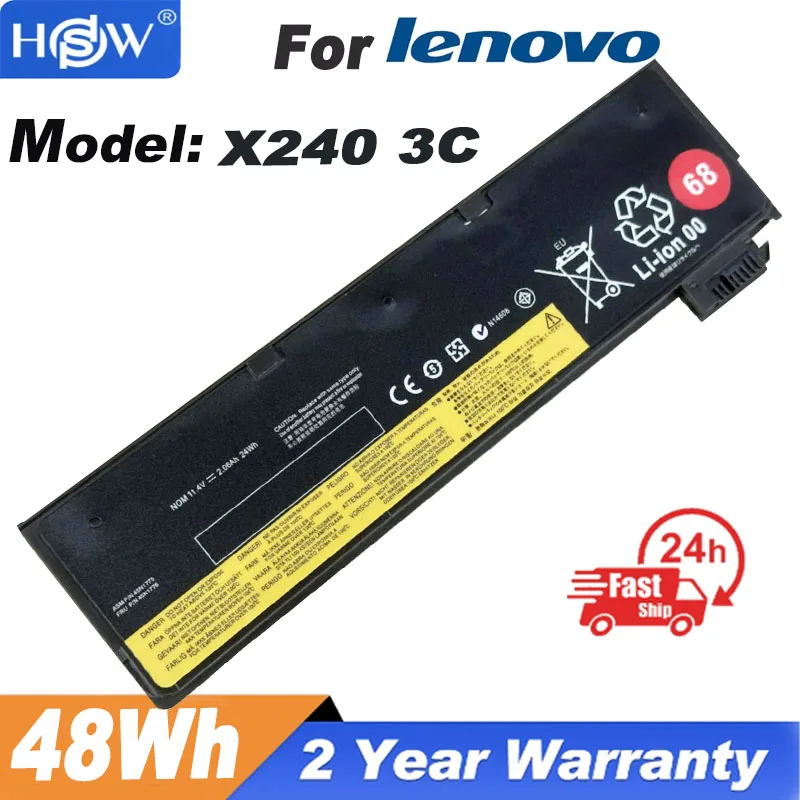 Аккумулятор для ноутбука Lenovo ThinkPad X240 T440S T440 X250 T450S X260 S440 S540 L450 L470 45N1130 45N1131 45N1126 45N1127