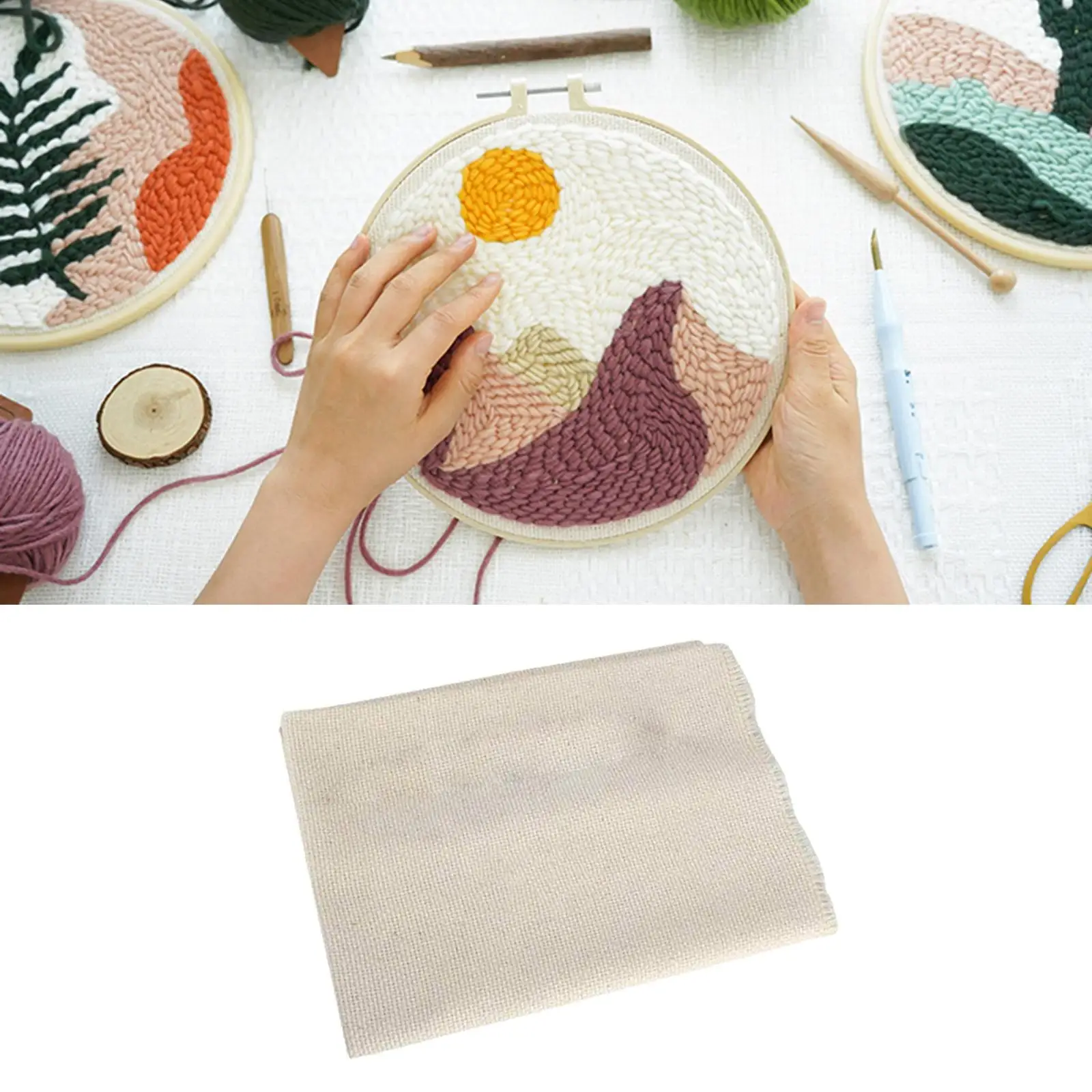 

Primary Tufting Cloth Backing Fabric Monk Cloth for Using Rug Tufting Guns