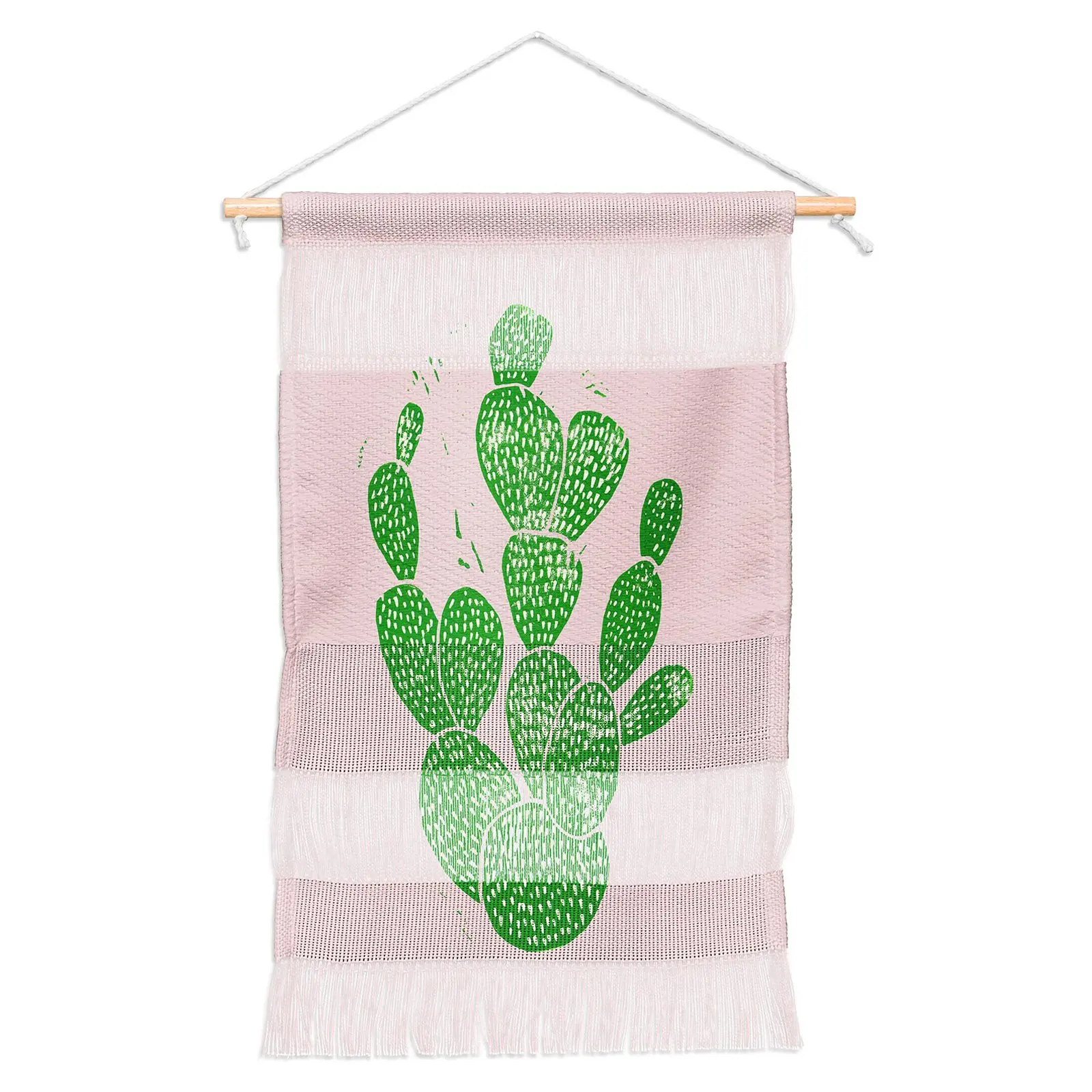 

Free Shipping Linocut Cacti 1 Wall Hanging
