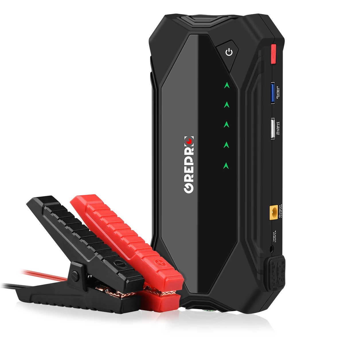

Grepro Freeshipping Car Jump Starter Auto Booster Battery Jump Starter Vehicle Emergency Start Battery Car Powerbank Starter