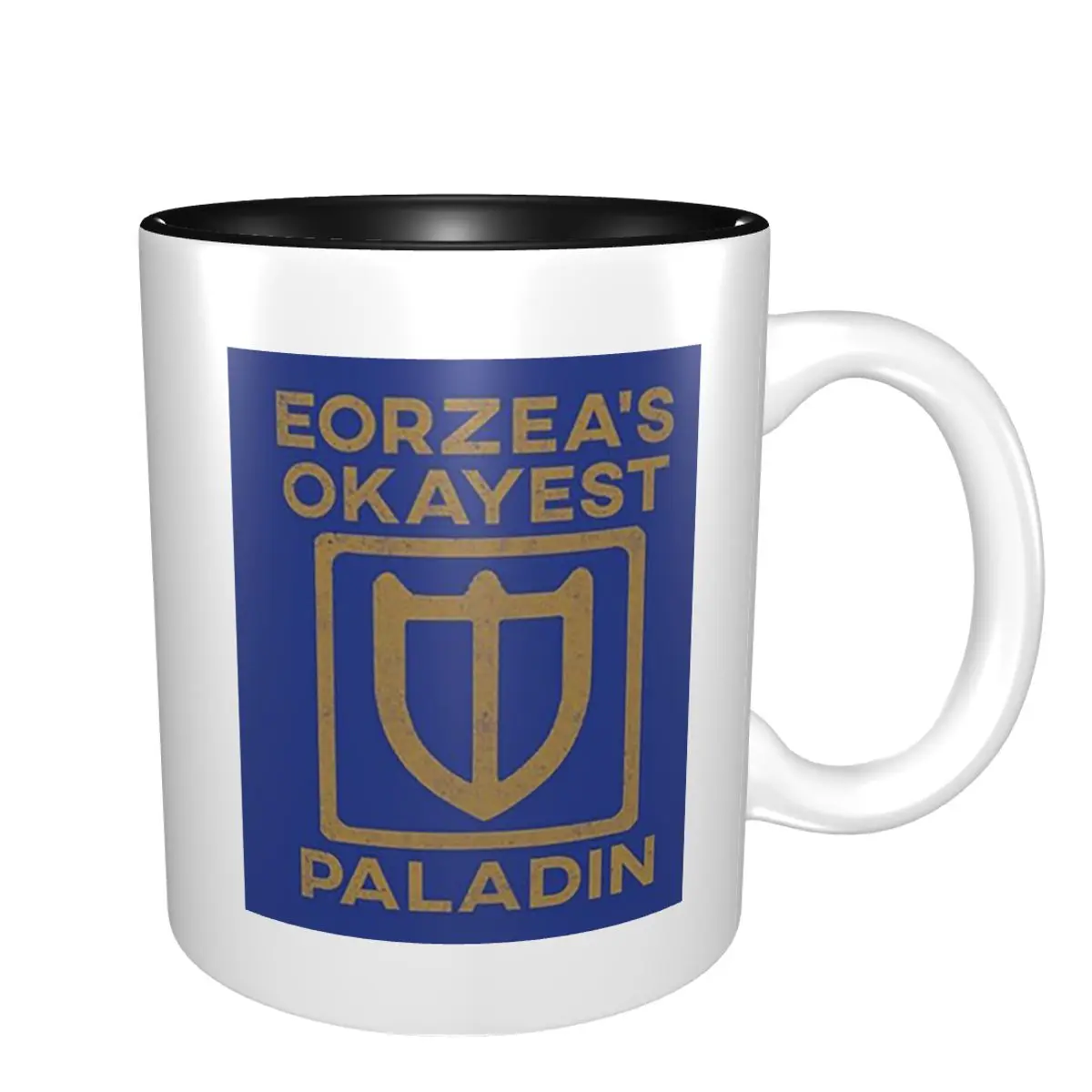 Фото Кружка Eorzeas Okayest PLD - XIV, забавная керамическая кружка для кофе, чая, молока, посуда для напитков, подарок для друзей №1