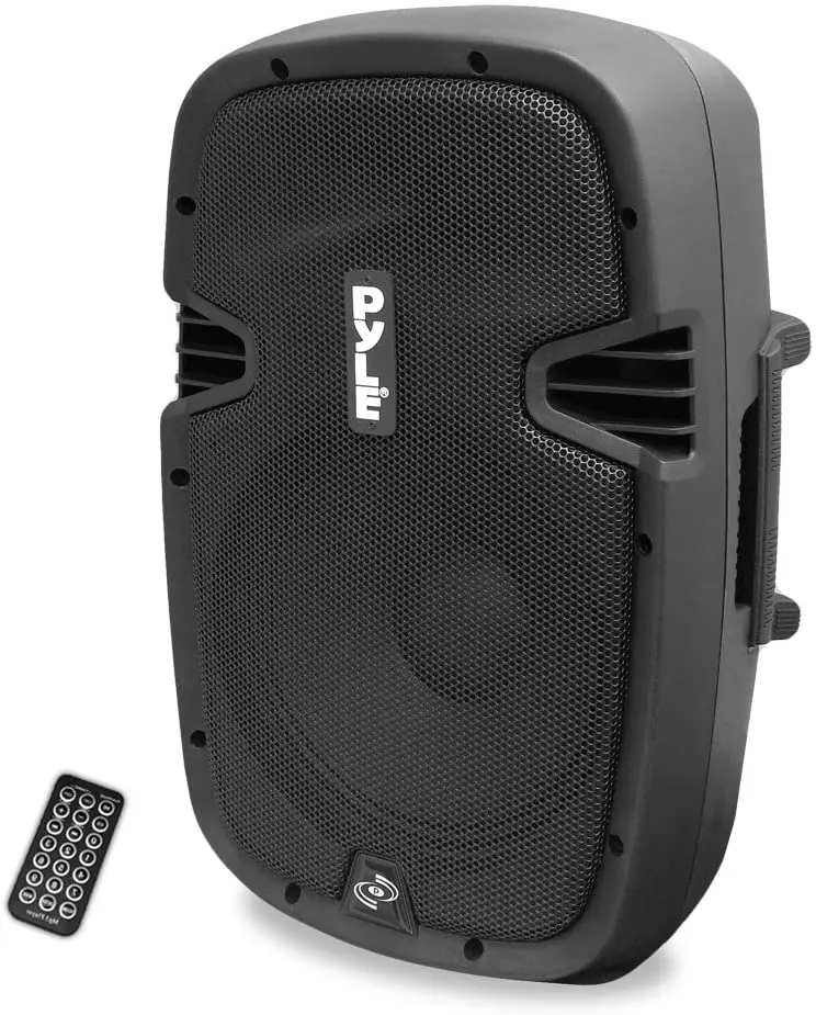 

New Low price Powered Active PA Loudspeaker Bluetooth System -10 Inch Bass Subwoofer Monitor Speaker and Built-in USB for