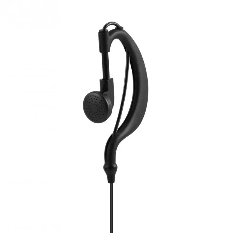 2Pcs Mini V1 Walkie Talkie 400-470MHz 2-Way Radio Earpiece Headset Earmuff USB Powered Walkie Talkie
