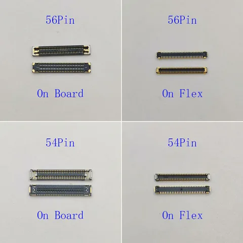 2-10 шт. 56 54-контактный ЖК-экран для Samsung Note20 Ultra/Note 20/S20 Plus/S20U/Fold 2 USB-разъем для зарядки FPC на плате