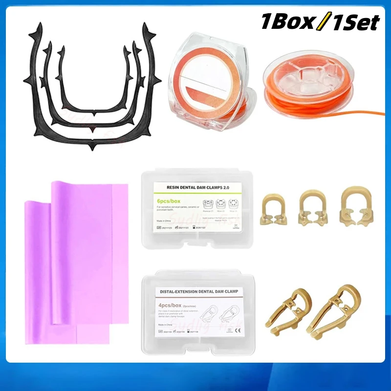 Стоматологические полосы для плотины резиновые зажимы Барьерный зажим молярный