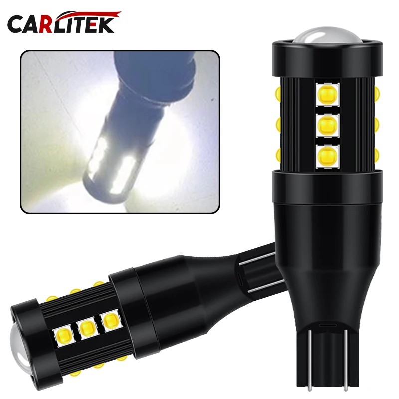 Лампы головного света W16W T15 2/10 шт. без ошибок в шине