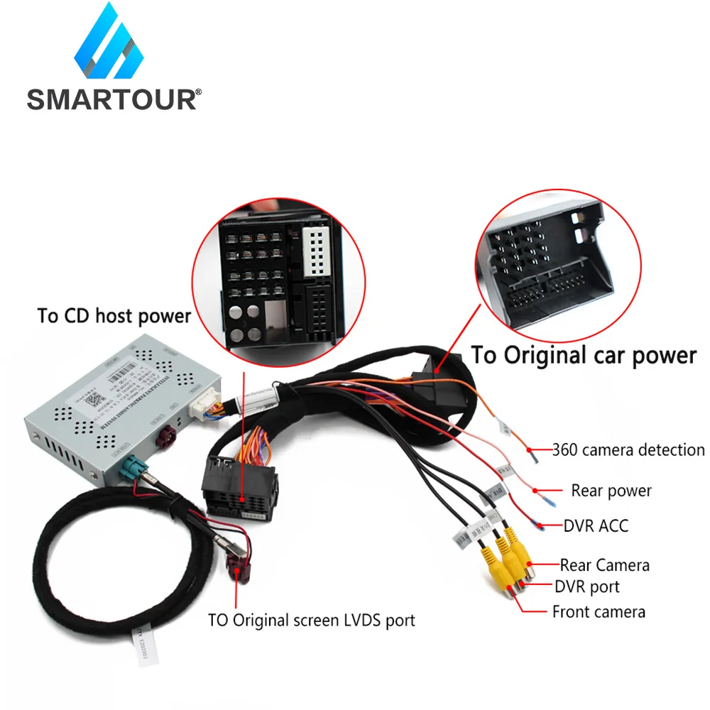 Модуль заднего декодера f10 f30 f35 f20 для систем 1/2/3/4/5/7 HD интерфейс багажника