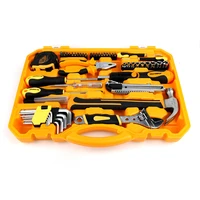 60 pcs household hand tools with screwdrivers pliers hammer utility knife measuring tape wrench home use hand tools kit