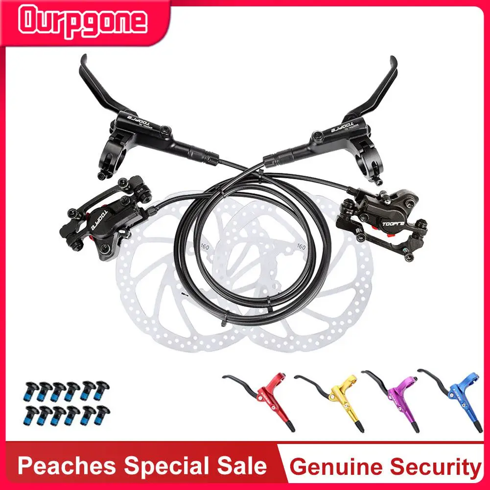 

Double-piston Bicycle Brake Aluminum Alloy Anti-corrosion Oil Brake Lever High-strength Hydraulic Disc Brake Bicycle Equipment