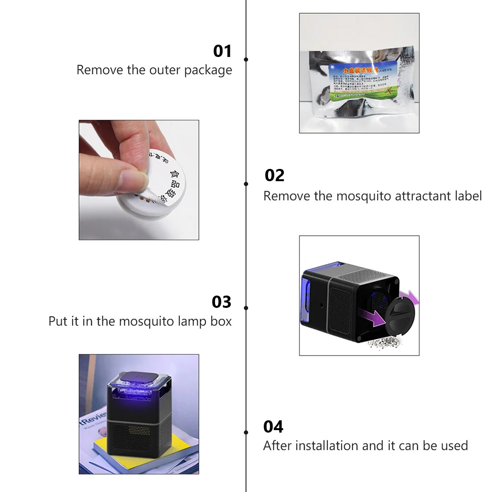 Помощник от комаров приманка-ловушка агент детали лампы дополнительные бытовые