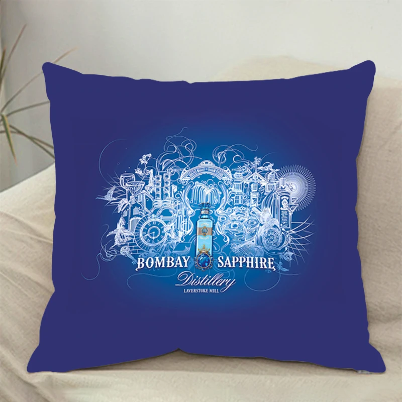 Квадратный Чехол Для Подушки С Сапфировым Стеклом Двусторонний Удобный Спальни