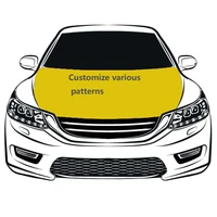 customize various patterns car hood cover 3 3x5ft 100polyesterengine elastic fabrics can be washed car bonnet banner flags