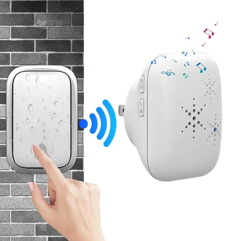 

Wireless Doorbell 38 Rings Foldable Smart 433mhz 150M Remote Self Powered Hot Smart Door Bell Chime Home Welcome Doorbell