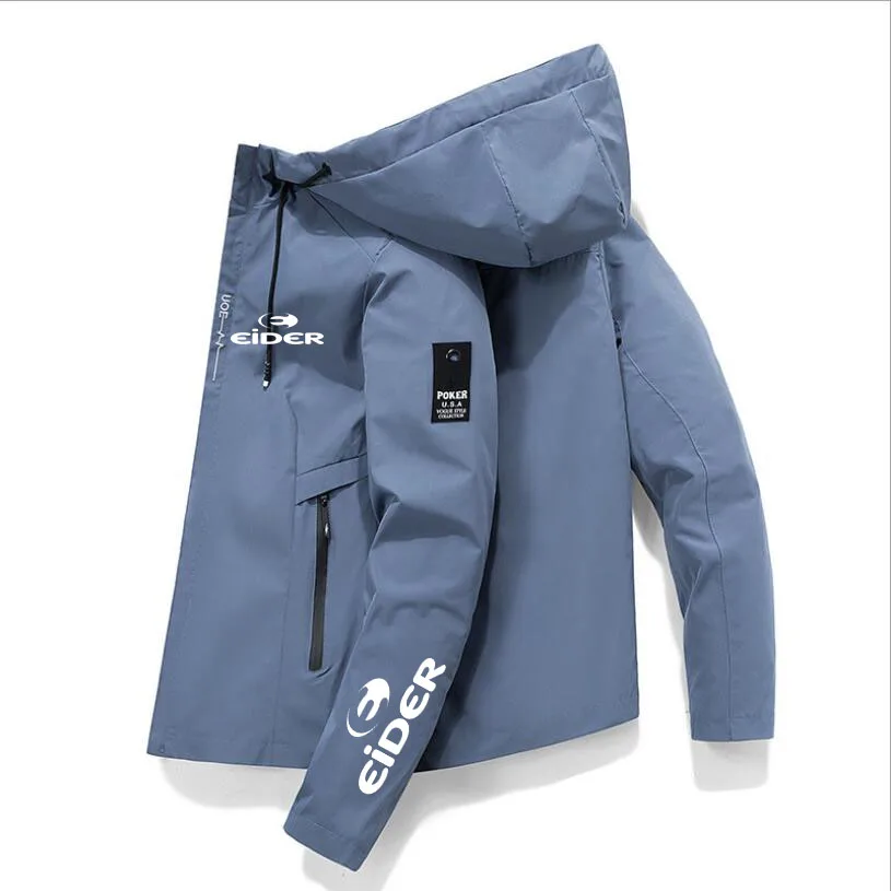 

2023 New EIDER Brand Men's Jacket Fashion Print Icon Personalized Men's Hoodie Windproof Waterproof Casual Jacket