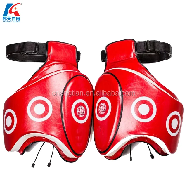 

Sanda Training Muay Thai foot Target Lower Body Protector pad kick boxing thigh guards