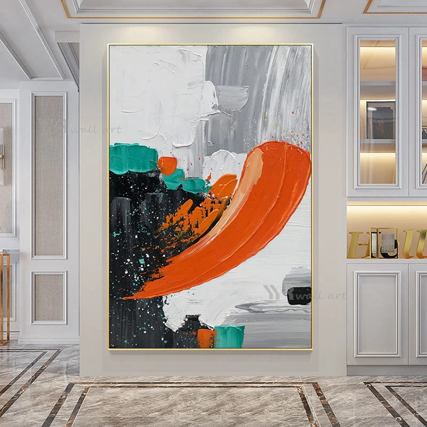 

Современный абстрактный минималистичный художественный плакат, настенное украшение, картина маслом 100%, ручная работа, акриловое полотно, настенная роспись, гостиная, спальня, крыльцо