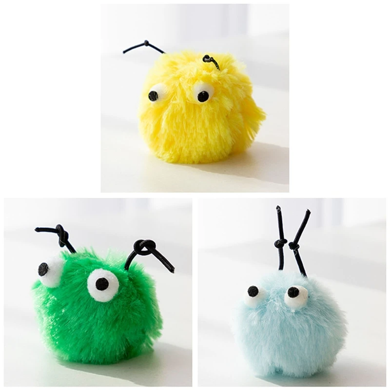 

Помпоны для кошек, игрушка, большая собака для кошек, игрушечные мячи, щупальцы, инопланетянин, котенок, помпоны