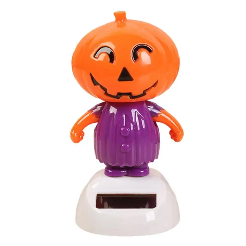 

Halloween Solar Dancing Figurines Halloween Pumpkin Skeleton Solar Dancer Toys Figurines Halloween Car Dashboard Dancing