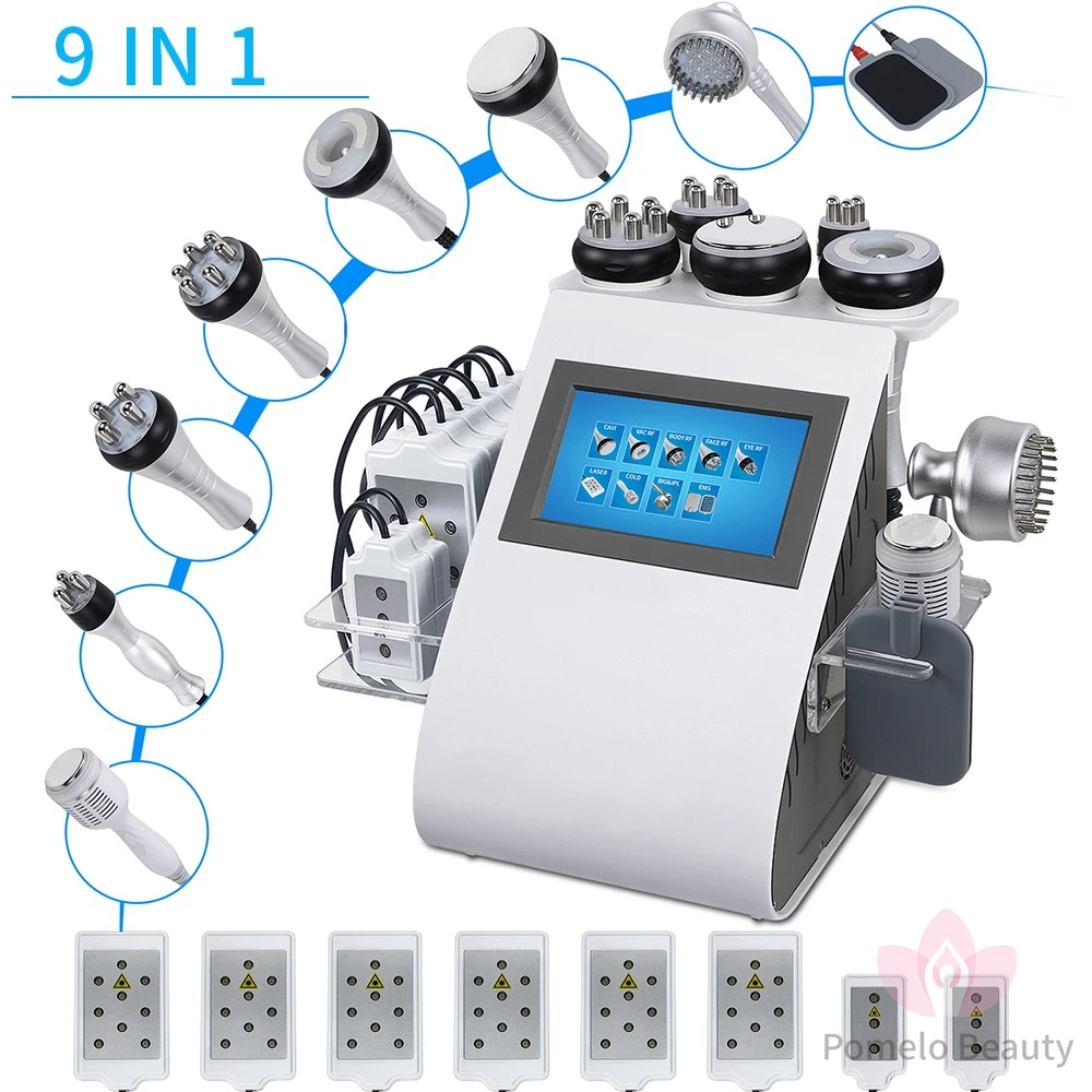

80K Lipo Laser Slimming Machine Ultrasonic Vacuum Skin Lifting Anti Cellulite Body Contouring Device Cavitation Machine