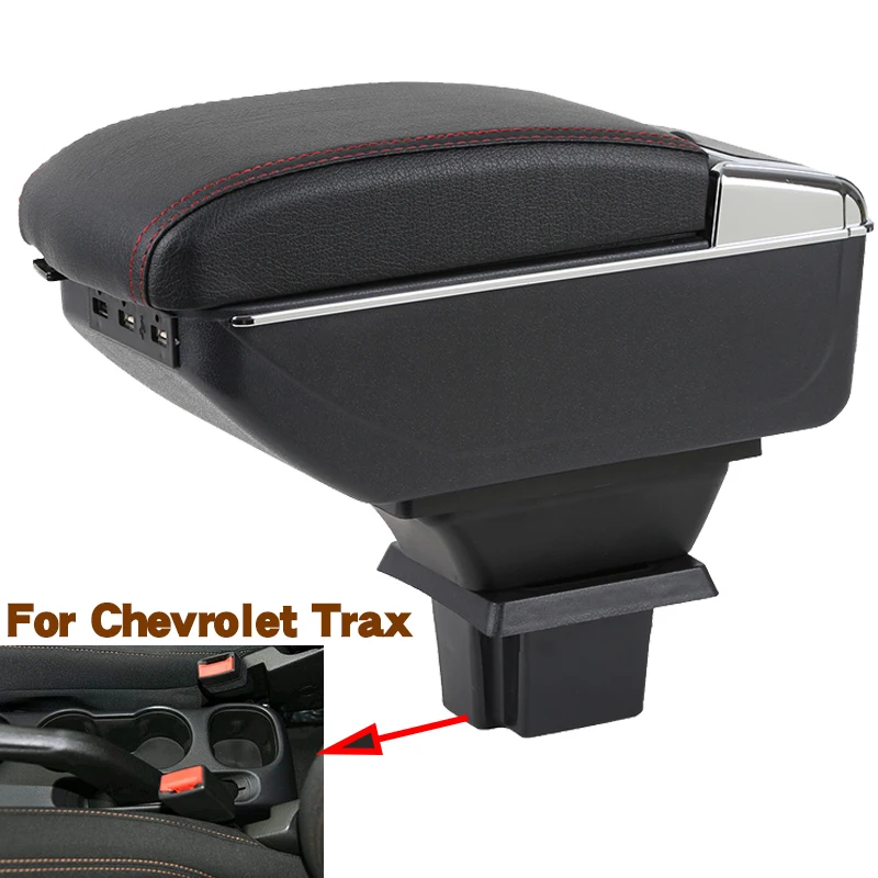

For Chevrolet Trax Armrest Box Center console central Store content Storage box with cup holder products Arm Rest