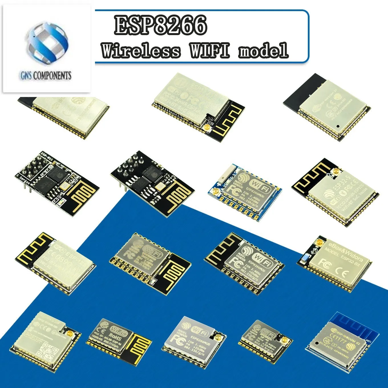 ESP8266 серийная WIFI модель Φ 12E 12F 12S 07 07S 01 01S M1 M2 фотосессия 02 A1S Φ ESP12