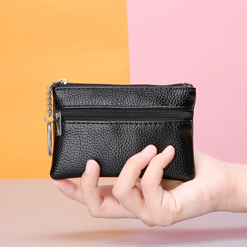 Korean Version of The Wallet Mini Fashion Coin Purse Female Ultra-thin Short Small Clutch Bag Female Key Bag Card Bag Coin Bag