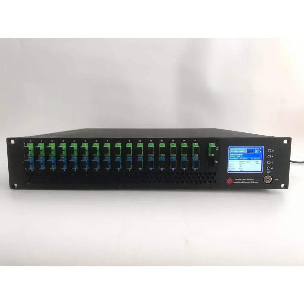 Горячая распродажа: 2U CATV FTTH EDFA 16-портовый 23 дБ выходной WDM 1550 нм эрбиевый оптоволоконный усилитель (art.: 3920dcb19352e) - 3920dcb19352e