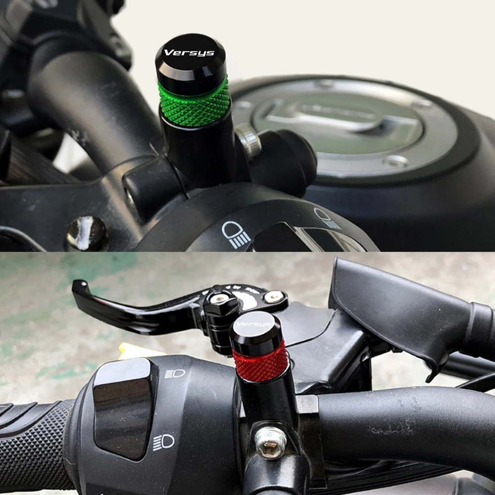 

M10*1.25 Motorcycle Accessories CNC Caps Rear View Side Mirrors Hole Plug Screws For Kawasaki Vulcan s 650/CC Ninja Versys 650