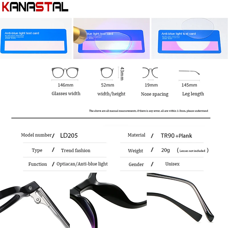 Женские очки для чтения по рецепту оптические линзы CR39 близорукости мужчин