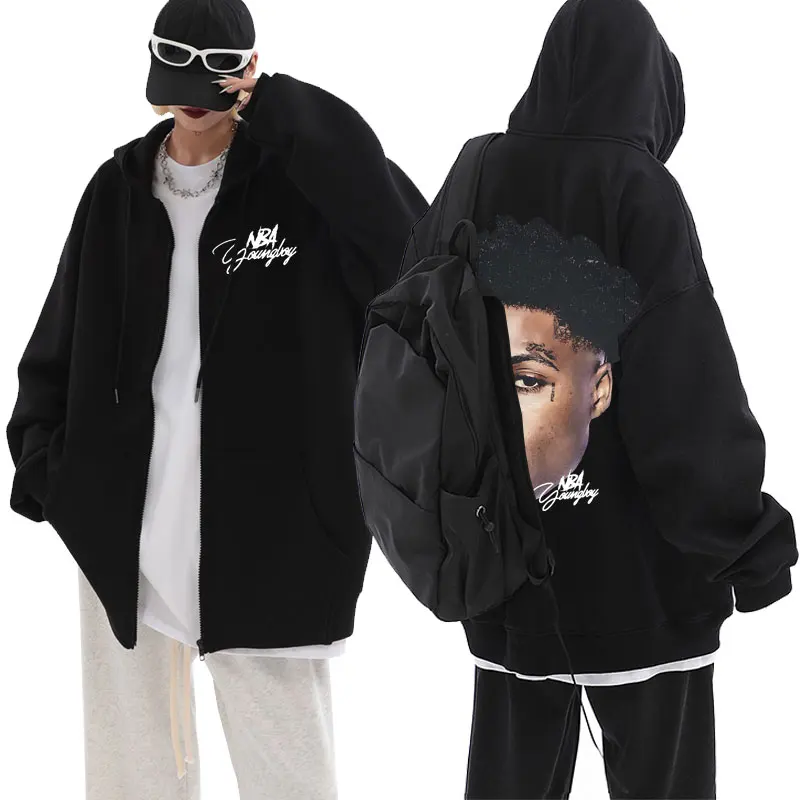 Мужская повседневная толстовка на молнии