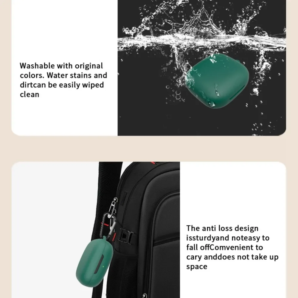 Фото Подходит для гарнитуры SHOKZ OPENFIT AIR, новый пылезащитный силиконовый чехол, моющийся чехол с защитой от падения, однотонный чехол для наушников №3