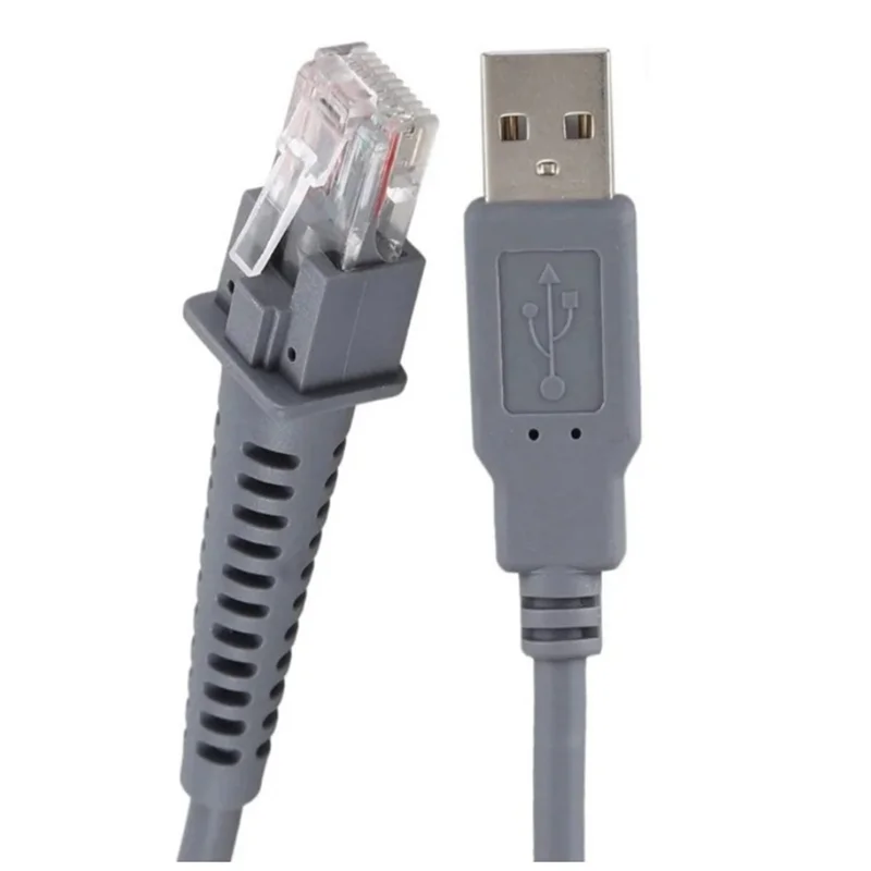 Фото 【Эксклюзив!】3-метровый USB-кабель для Datalogic CAB4120 QD2130 QD2110 GPS4490 Сканер штрих-кода USB-A «папа» к RJ45 №5