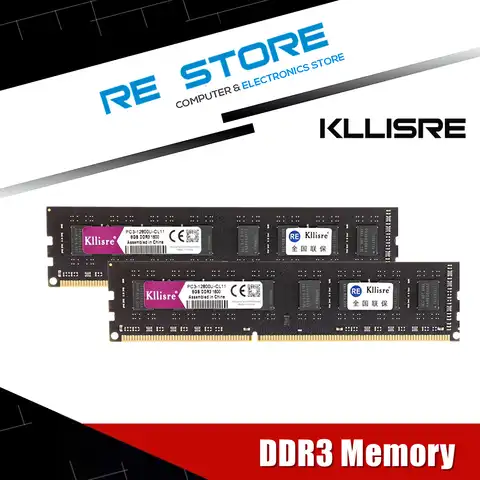 Оперативная память DDR3 Kllisre, 8 ГБ, 4 Гб, 1333 МГц, 1600 МГц, память для настольного компьютера, 240-контактный разъем, 1,5 в, DIMM