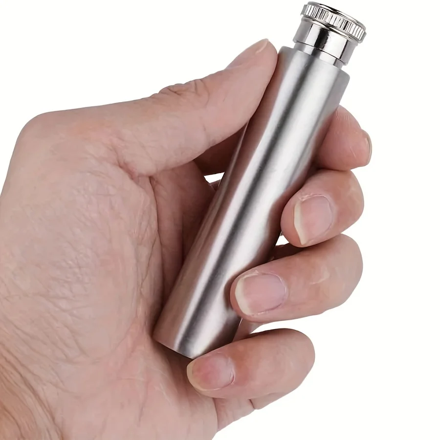 

Pocket Whiskey Bottle, Cute Mini Stainless Steel Flask, Pocket Hip Flask, Liquor Bottle For The Bar, Party And Music Festival,