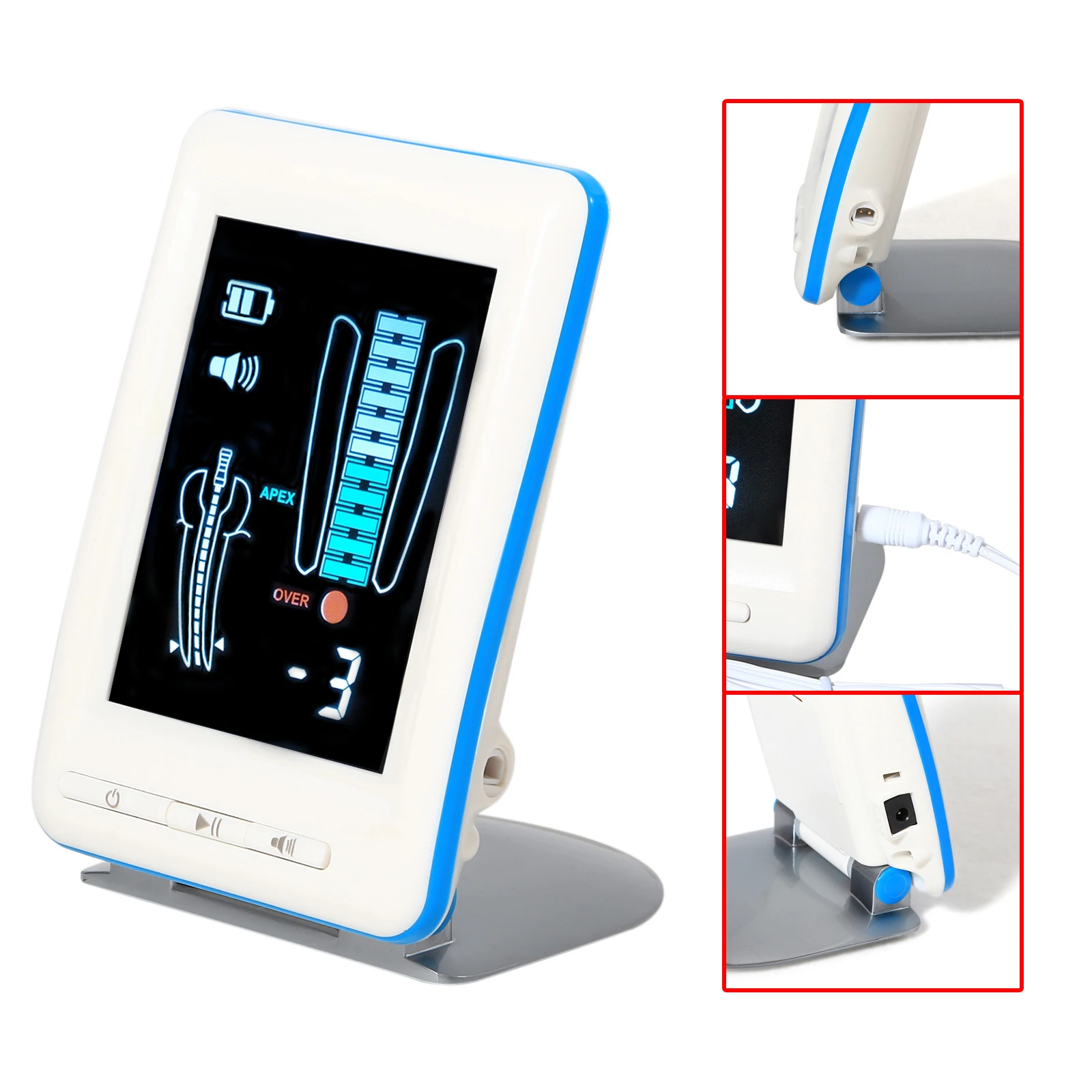 

4.5" LCD Screen Endodontic Apex Locator Endo Root Canal Finder Clear Image Color Indicate Equipment Fit Woopecker III RS