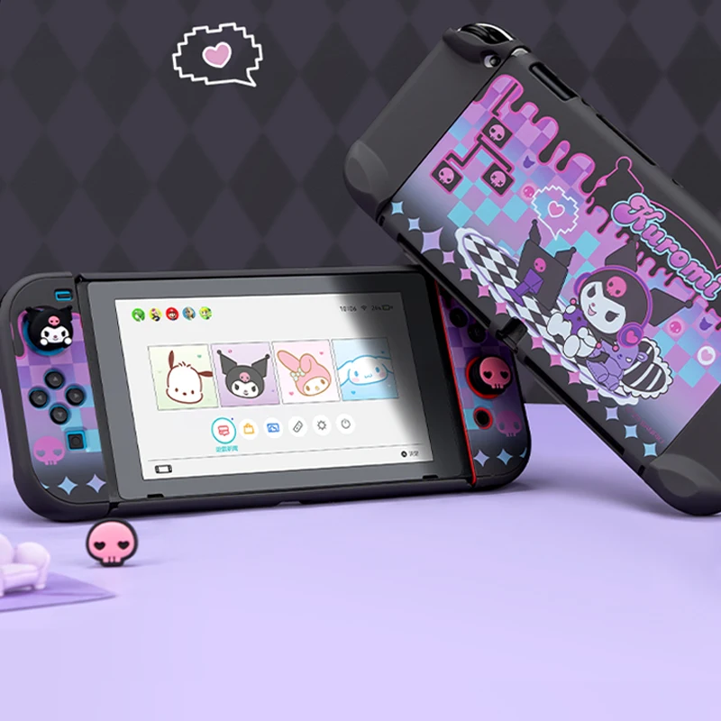 

Switchlite Case Sanrio Co-Branded Hard Protective Case Pochacco Cinnamoroll Melody Kuromi Case Game Console Accessories Toys