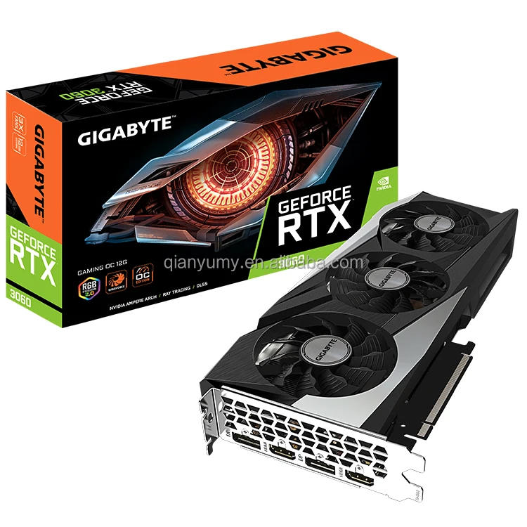 

QY Geforce Rtx 3060 Ti Advanced Oc For Gaming 60m/pcs Gpu Hosting 3060ti Graphics Card