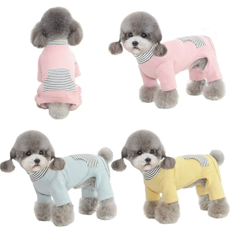 

Small Dog Pajamas Jumpsuit Overalls Yorkshire Pomeranian Shih Tzu Maltese Poodle Bichon Schnauzer Dog Clothes Puppy Pet Clothing