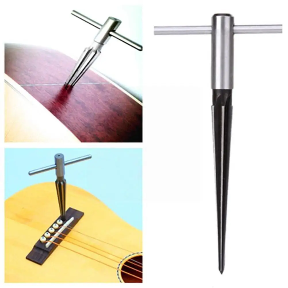 

1pc Hole Reamer Tapered Guitar Bridge Pin Hole Handheld Diy Woodworker Holes Punch Tool Reamer U1y2