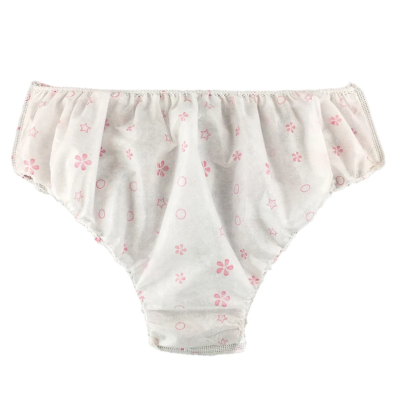 100pcs Wholesale non-woven women's underwear disposable travel disposable individual packaging diapers sauna club underwear
