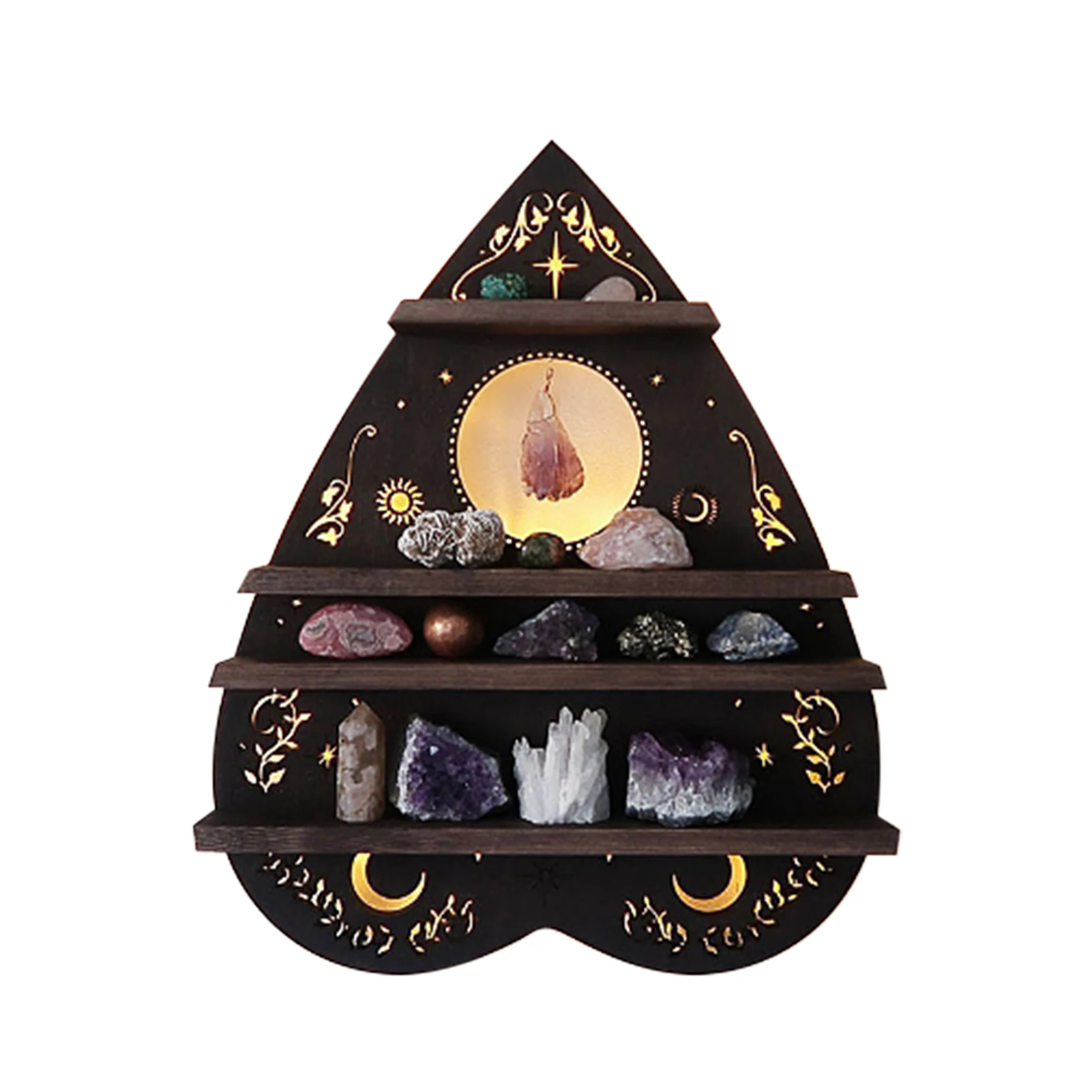 

Настенные деревянные полки в форме сердца, Настенный декор для спальни, офиса, кухни, комнаты