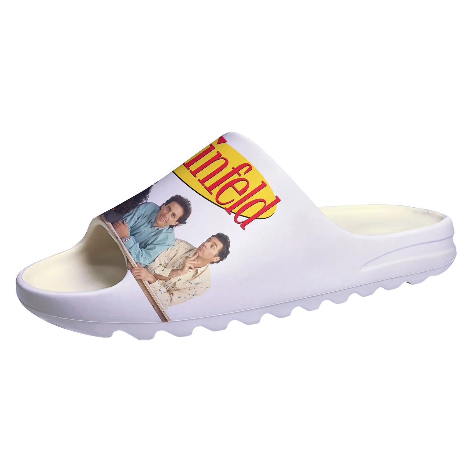 

Seinfeld Sitcom Soft Sole Sllipers Home Clogs Customized Step On Water Shoes Mens Womens Teenager Step in Sandals