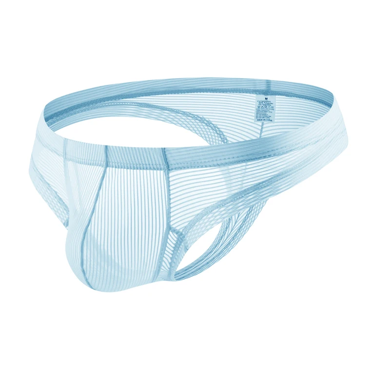 5PCS Men's Underwear Thong G-String Perspective Temptation Men's Sexy Big Thong Men's Erotic Tanga Bikini T-Back Low Waist