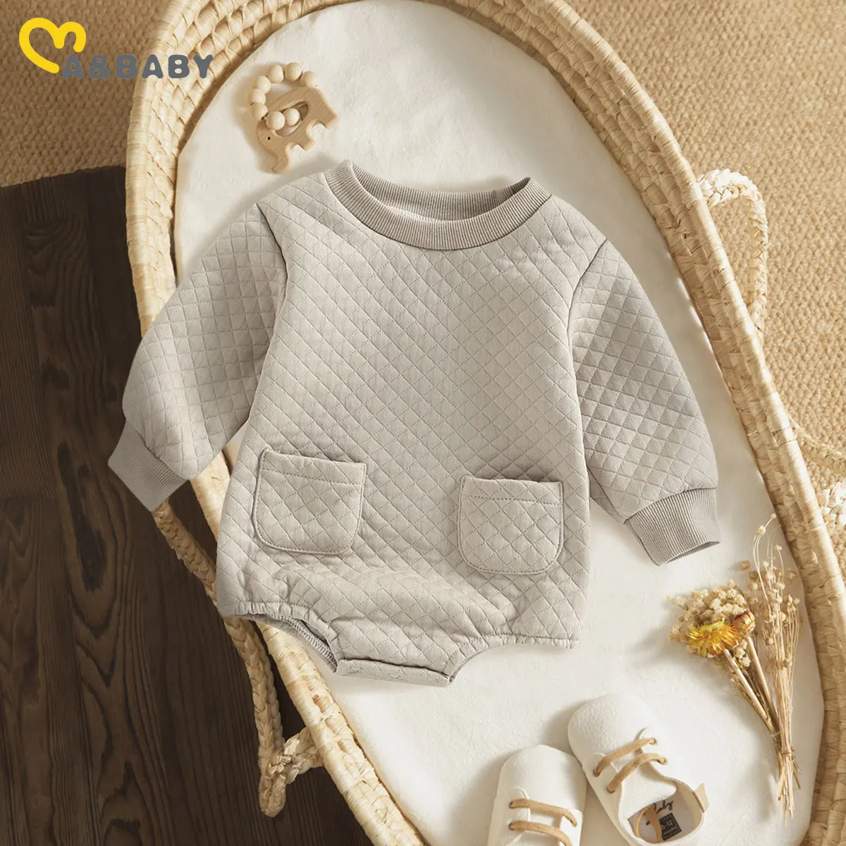 

Комбинезон для новорожденных, с длинным рукавом, на возраст 0-24 месяца