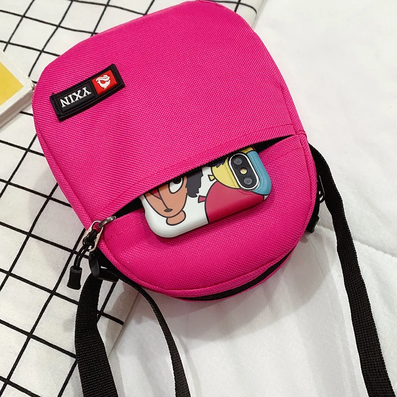 Mobile phone bag men's bag 2023 new trendy cross body bag, women's bag, student internet red small body bag, mini canvas bag