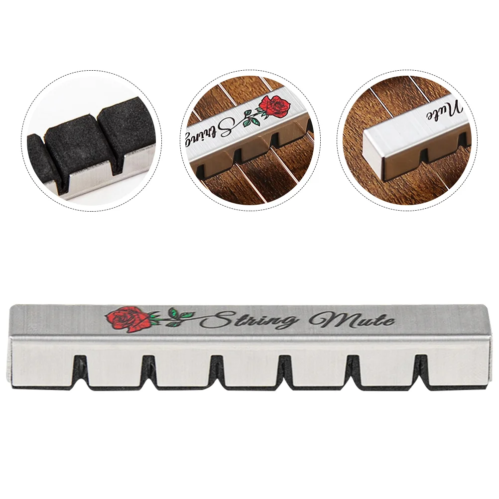 

Guitar Practice Mute Guitar Mute Pad Simple Guitar Mute Guitar Muffler Acoustic Guitar Silencer for Beginner