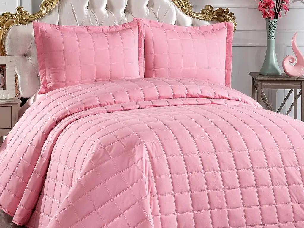 

Land Of dowry Alena Double Bed Cover Powder