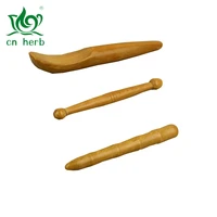 cn herb fragrant wood finger shaped acupuncture stick foot sole leg acupuncture massager solid wood foot massage stick
