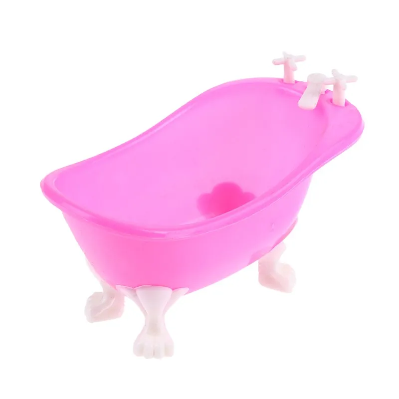 

1:12 Dollhouse Mini Furniture Mini Dolls Bath Tub Model Toys Children's Play House Bathroom Accessories Decorative Toys